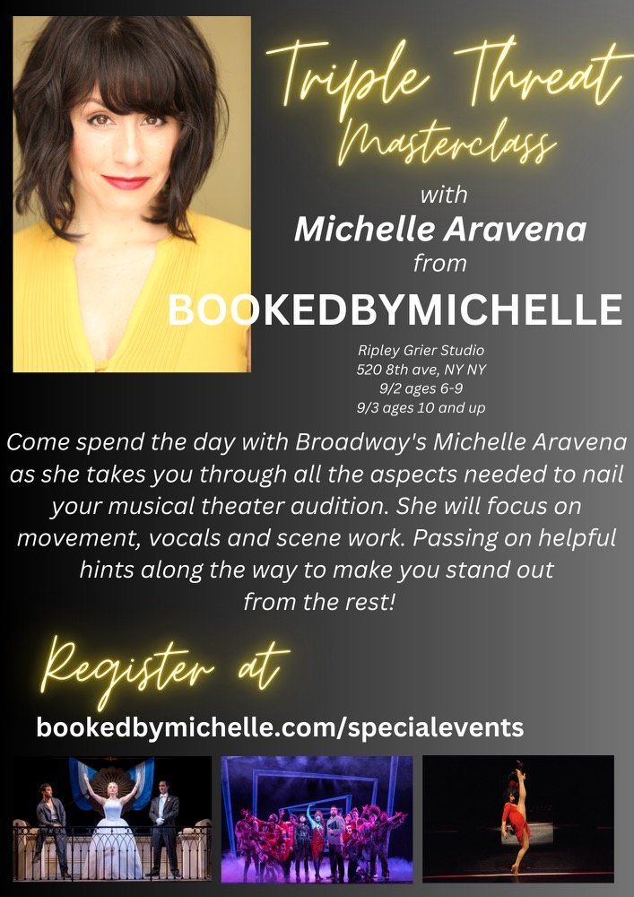 Triple Threat Masterclass with Michelle (Ages 10 and up)