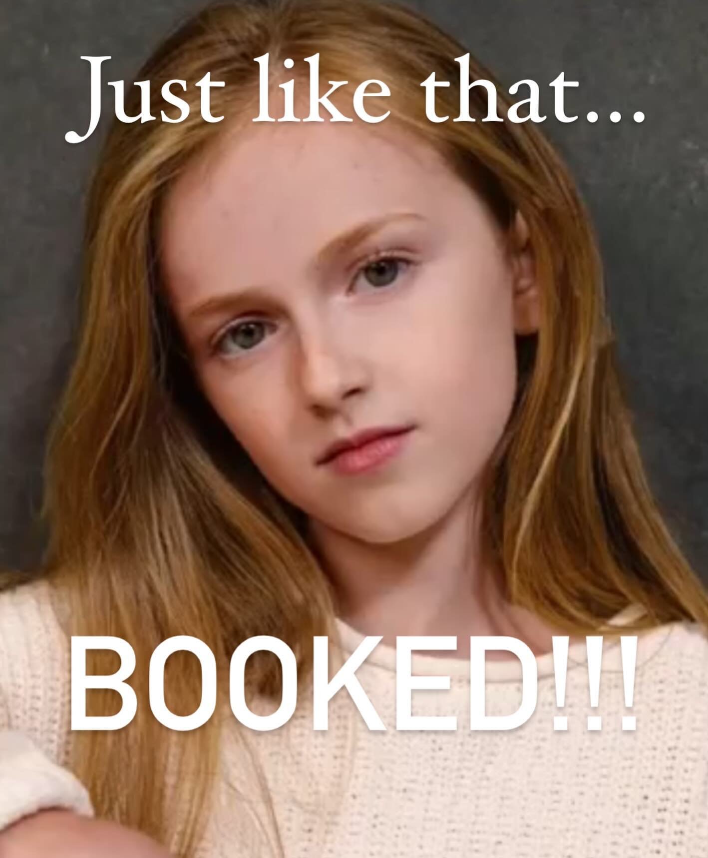 A huge congratulations to @mollyglowsings for her feature film booking. Sending so much love your way. Have a blast!

#bookedbookers #bookedfamily #bookedbymichelle #coachmichelle