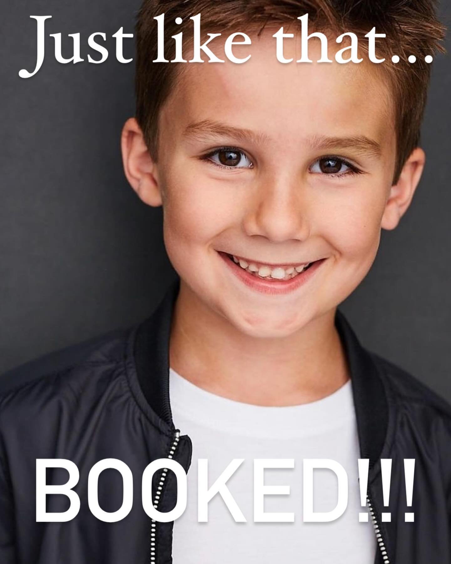 The smile of a kid who has had two bookings in one week!! Congrats @lynden_miles for his lead in a short film booking. It's just the beginning for this guy! 

#bookedbookers #bookedfamily #bookedbymichelle #proudcoach