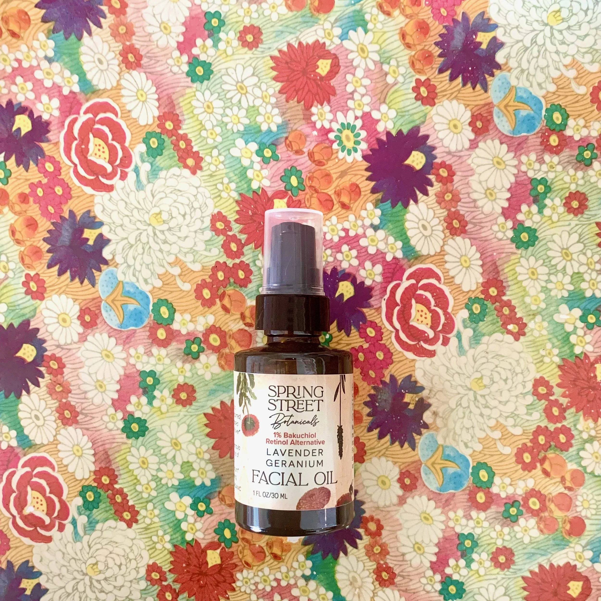 Lavender Geranium Facial Oil with 1% Bakuchiol