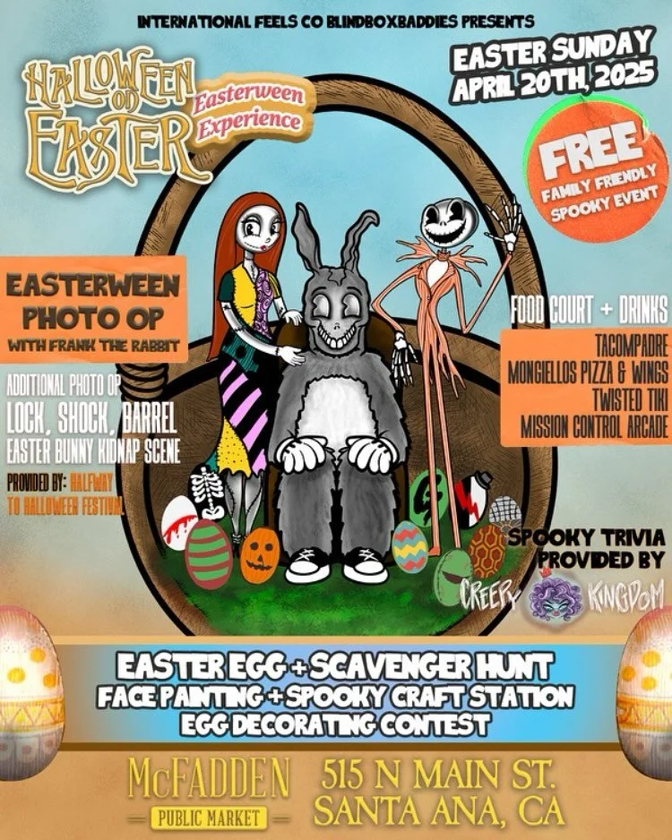 Join us with the family tomorrow to celebrate Easter with a twist! Lots of vendors to shop around and enjoy some fun drinks! It all starts at 11am-6pm! @arcade.missioncontrol @mcfaddenmarket