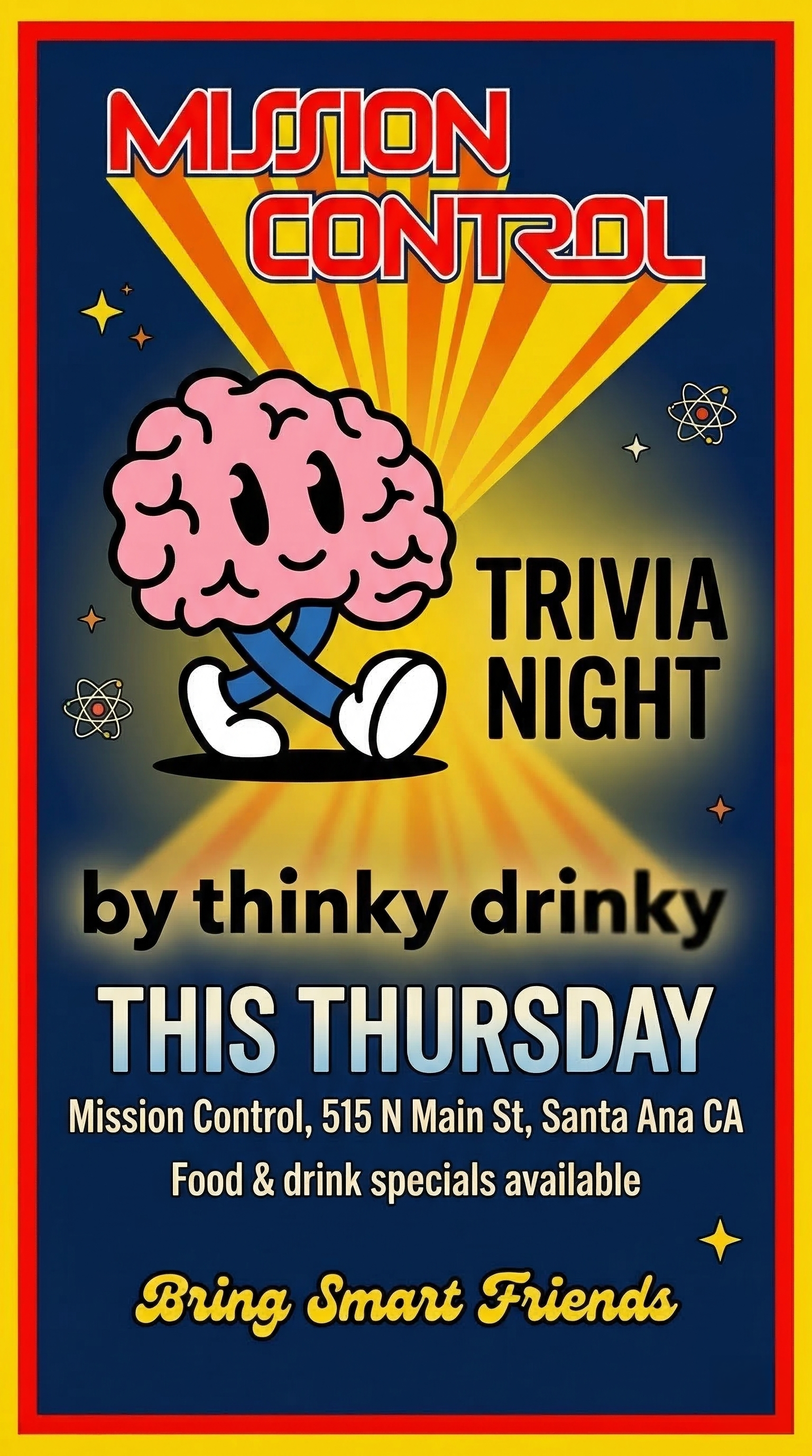 Trivia Night by Thinky Drinky | Mission Control Santa Ana