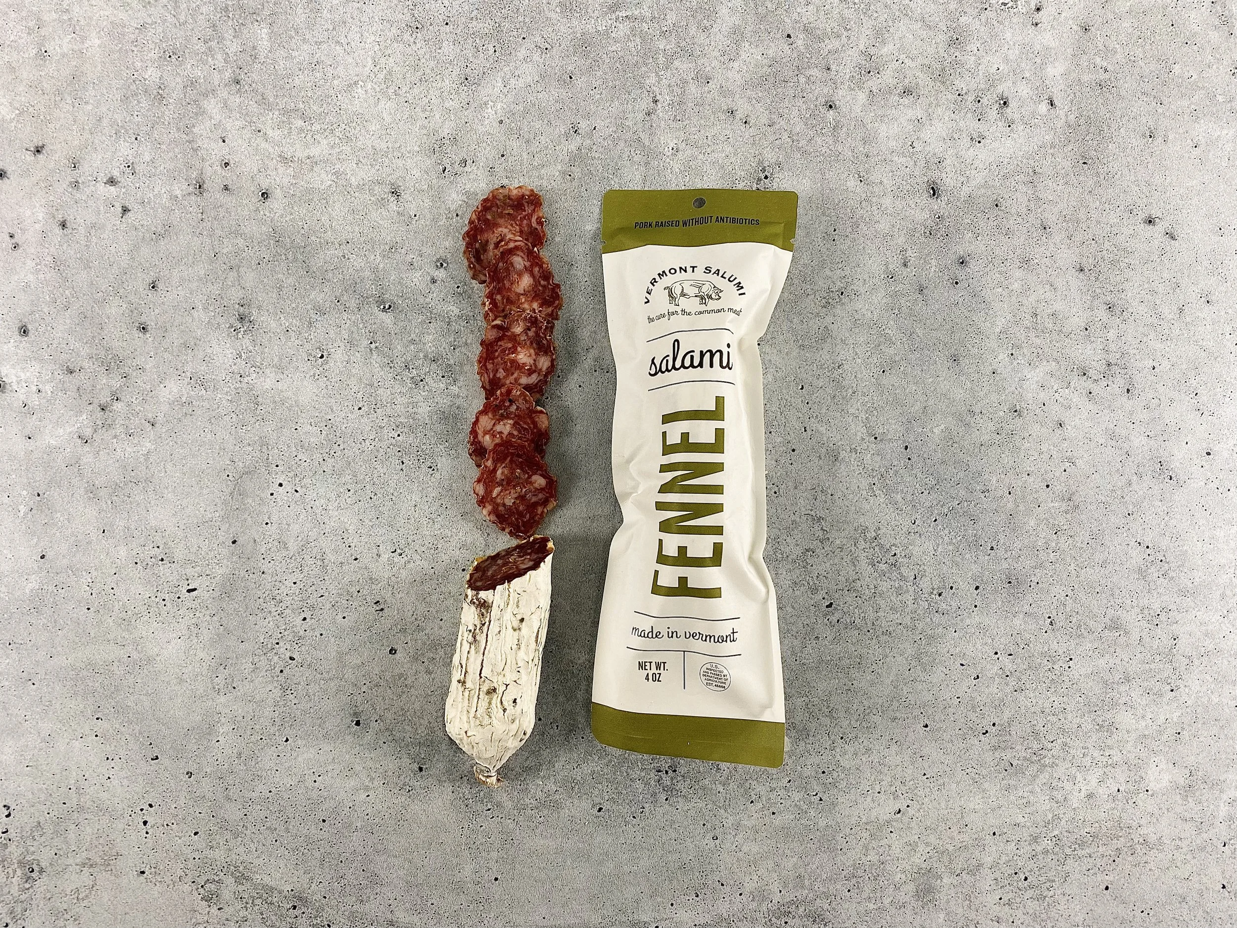 Fennel Salami (case of 8) Vermont Salumi