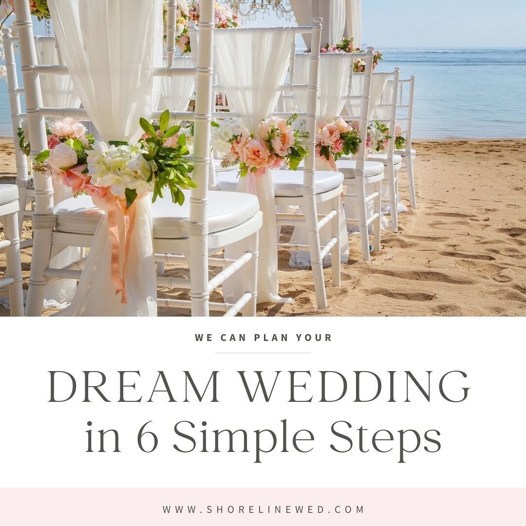 Ready to plan your dream #destinationwedding? ⁠💍🌴
⁠
We have years of experience planning destination weddings and know all of the ins and outs. Scroll through to see our 6 step wedding planning process. ➡️

Let us take your wedding to the next leve