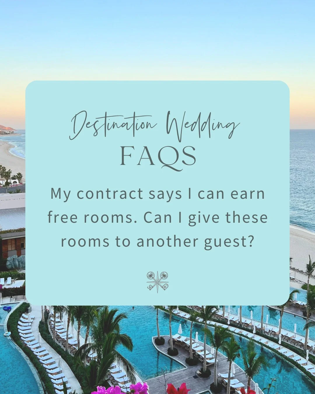 Planning a destination wedding can be overwhelming, but do not worry, you have Shoreline Weddings, destination wedding travel experts, on your side to help!⁠
⁠
We have compiled a list of questions we get asked frequently, and one of the top ones is:⁠