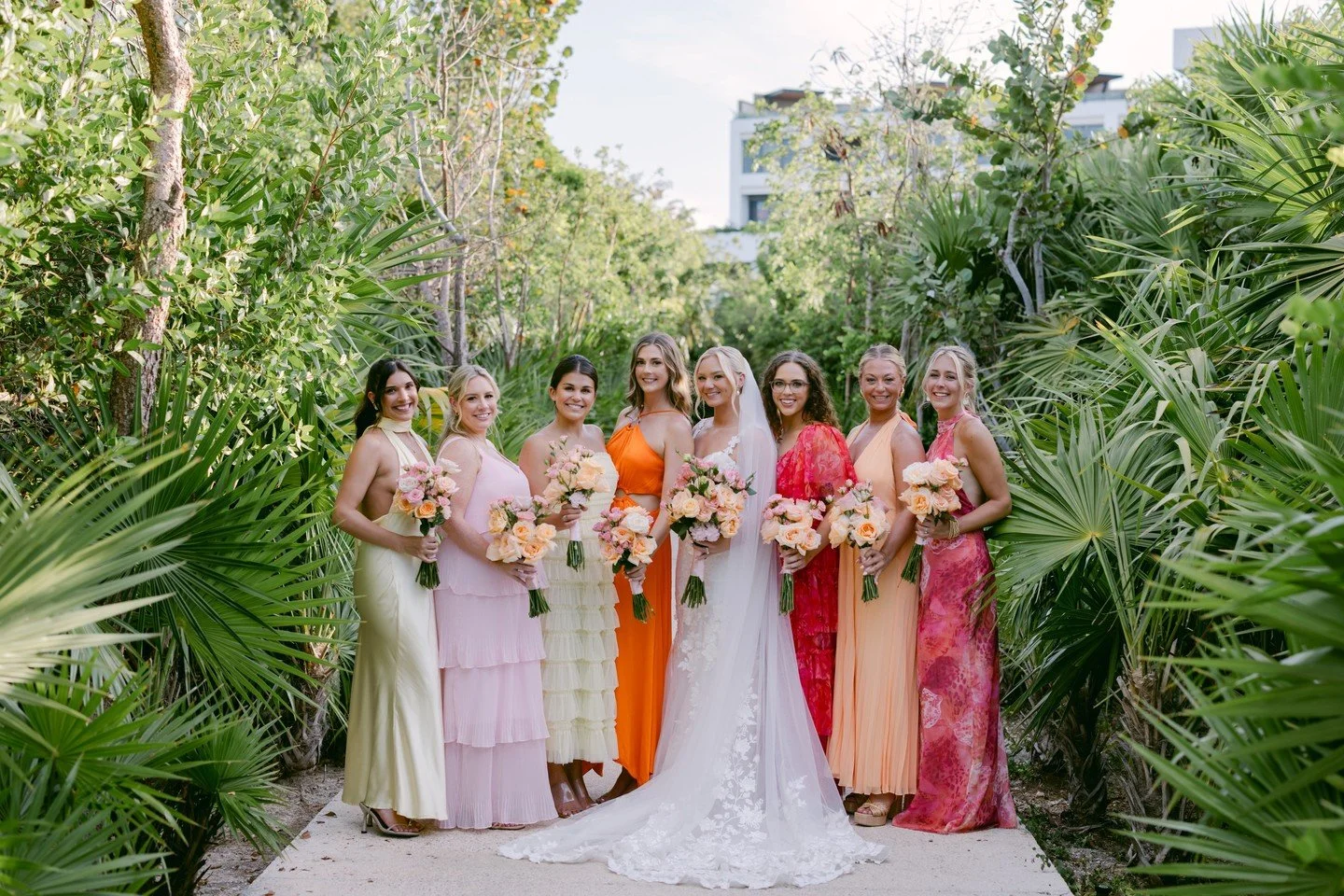 Creating lifelong memories with your closest friends against breathtaking backdrops during the destination wedding of your dreams ✨✈️ ⁠
⁠
Ready to embark on an unforgettable journey? Message us to start planning your perfect destination wedding! 🥂⁠
