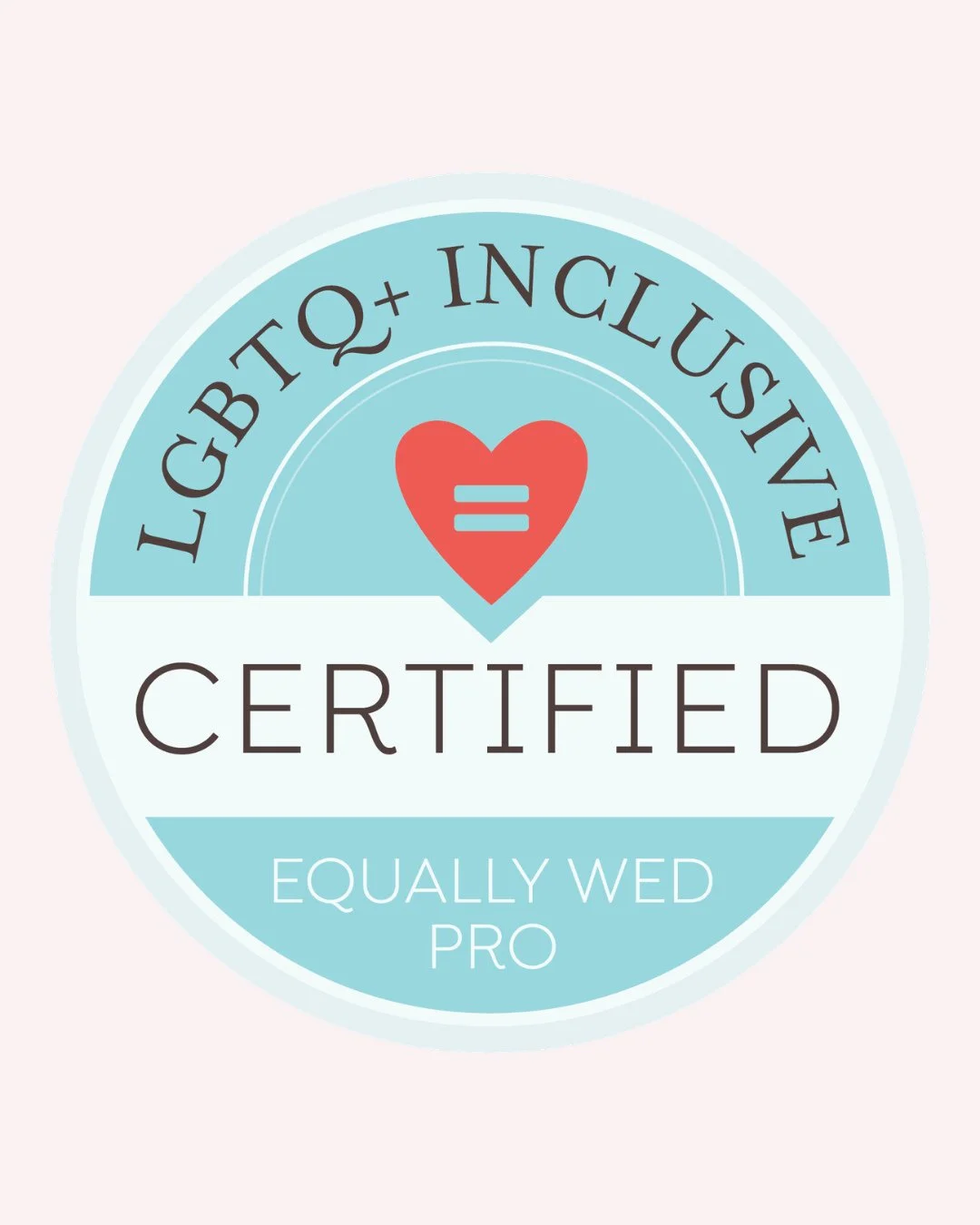 Happy #pridemonth from Shoreline Destinations!⁠
⁠
We are proud to say that we are Equally Wed Pro certified, an inclusive certification program that sets the gold standard for inclusivity and diversity in the wedding industry.⁠
⁠
We believe love is l