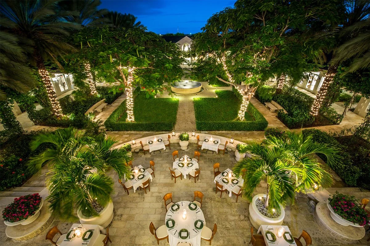 Croquet Lawn The Palms Turks + Caicos Destination Wedding