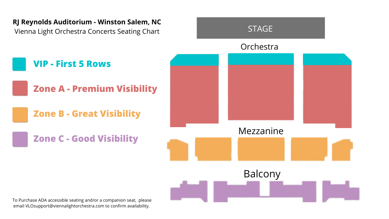 Seating Charts  Winston-Salem Symphony