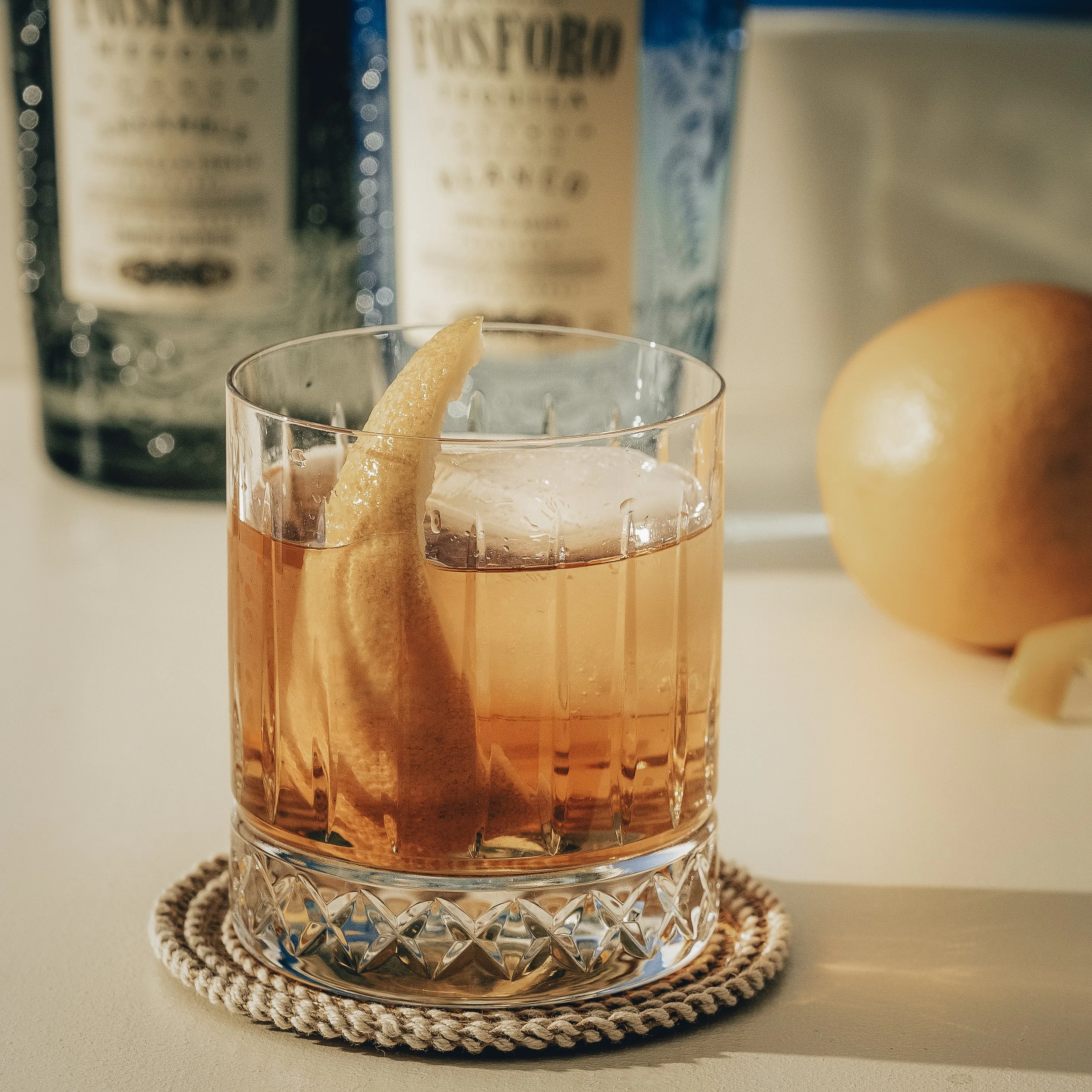 Slightly Smoky Old Fashioned: A Deep, Aromatic Agave Sipper