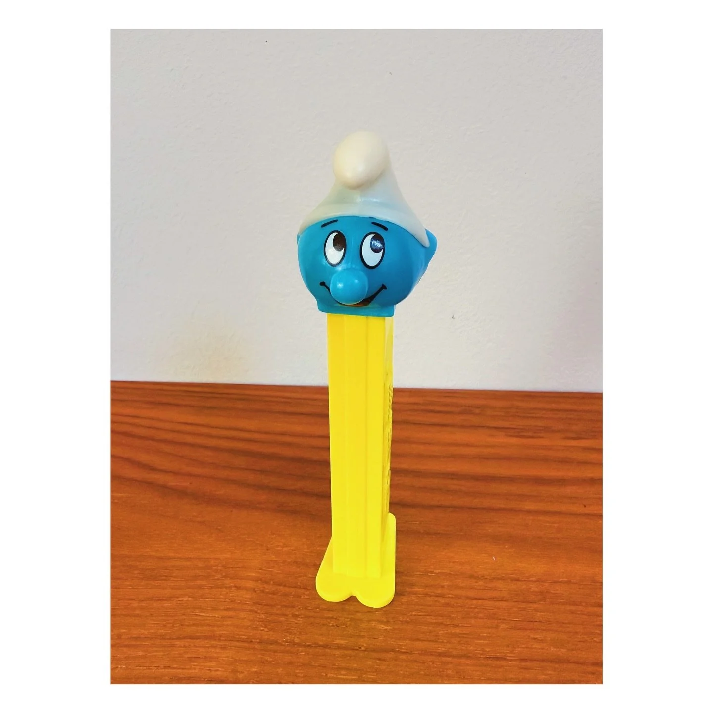 Feelin&rsquo; blue 🔹
.
.
#pez #pezdispenser #candy #smurfs