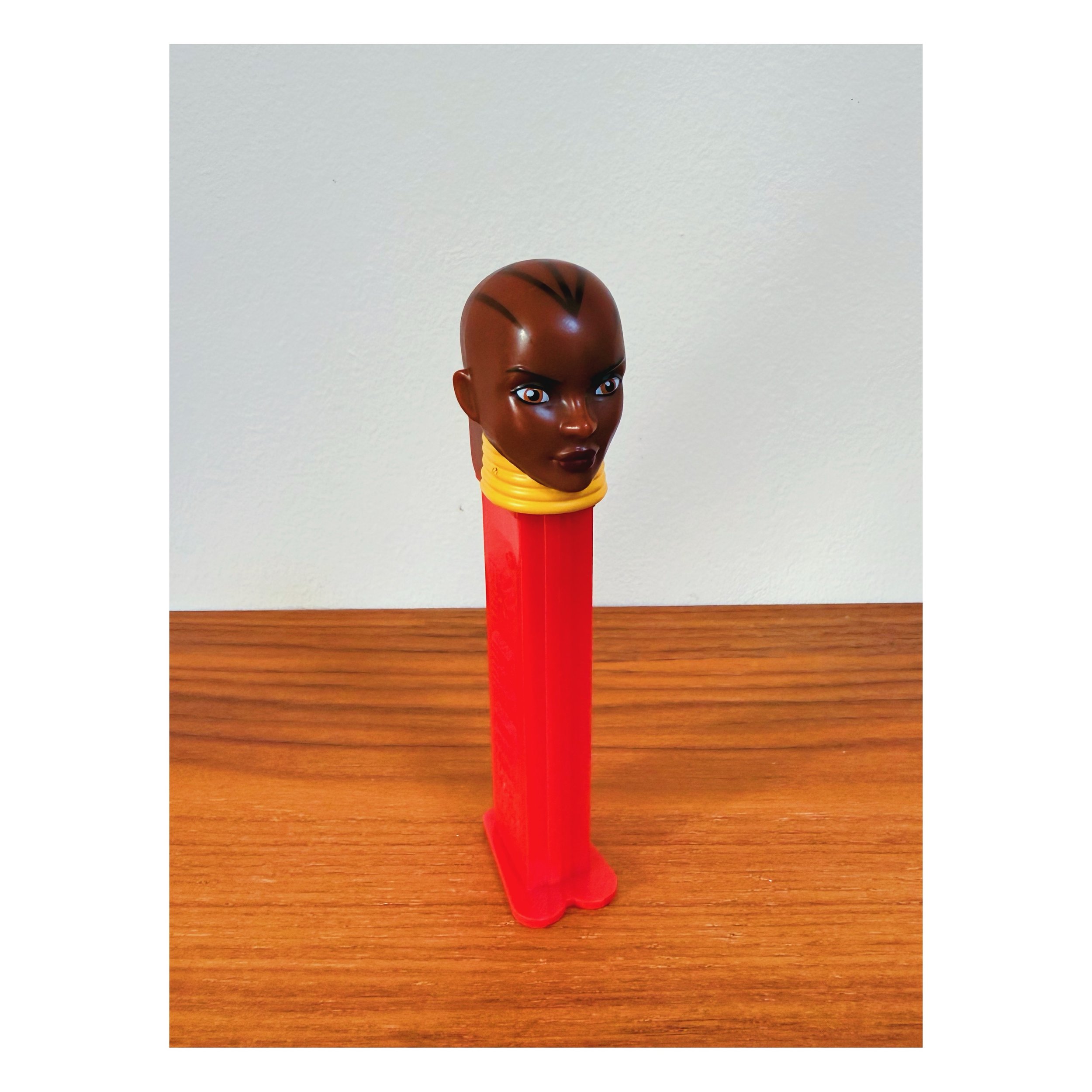 She&rsquo;s a warrior queen 🛡️
.
.
#pez #pezdispenser #candy #blackpanther #okoye