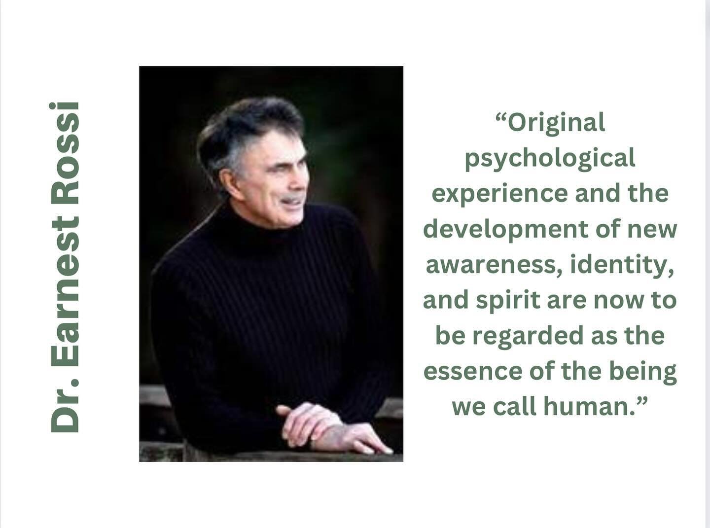 One of my favorite all time psychologists! Diplomat in Clinical Psychology: American Board of Examiners in Professional Psychology. ... Lifetime Achievement Award for Outstanding Contributions in the field&hellip;.etc. etc.

It is body + mind folks! 