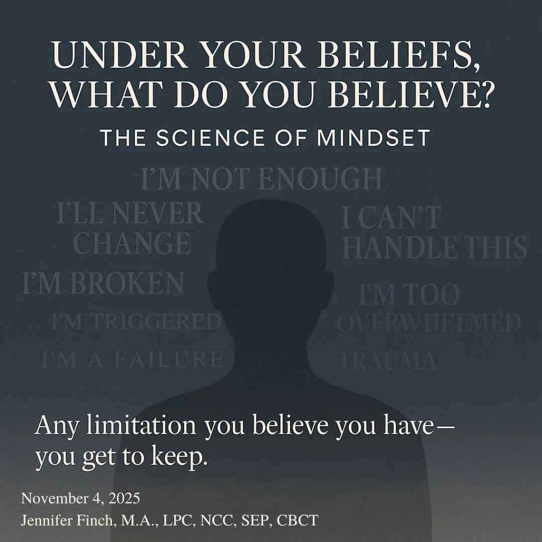 Under Your Beliefs, What Do You Believe?The Science of Mindset