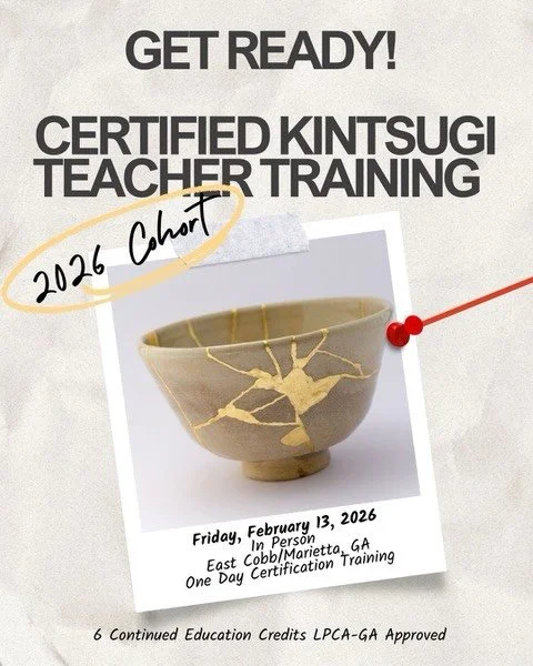 Hello Everyone,

Registration for my 2026 cohort of the Certified Kintsugi Teacher Training is now open. If you&rsquo;re looking to create a clear niche, strengthen your offerings, or bring Kintsugi into your work, I&rsquo;d love for you to take a lo