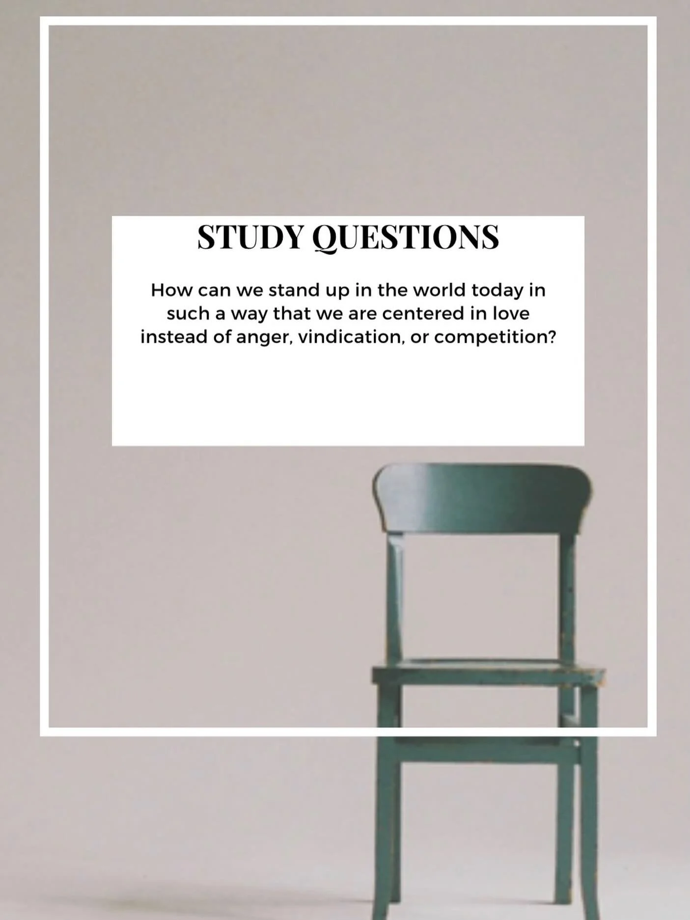 This is a question that I pulled from Erica Bassani&rsquo;s book: Women In Love With the Divine, where she specifically addresses her question to woman.That is of course important and a powerful frame, and it is an excellent read.

In this moment how