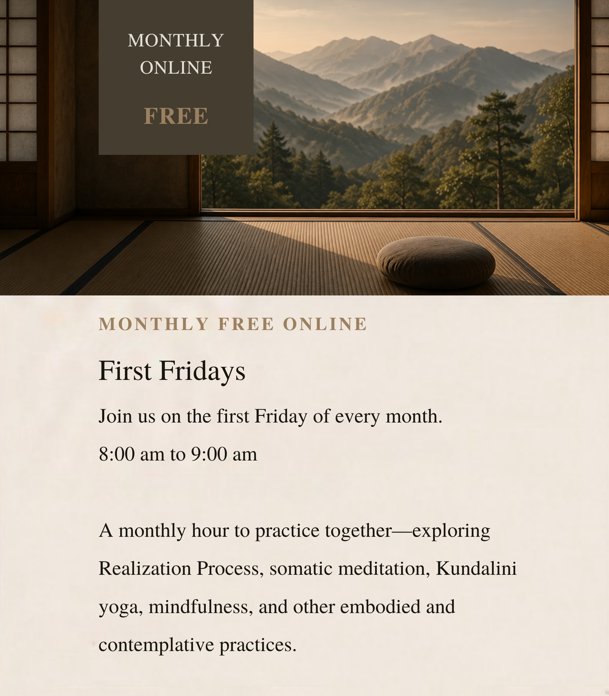 First Fridays