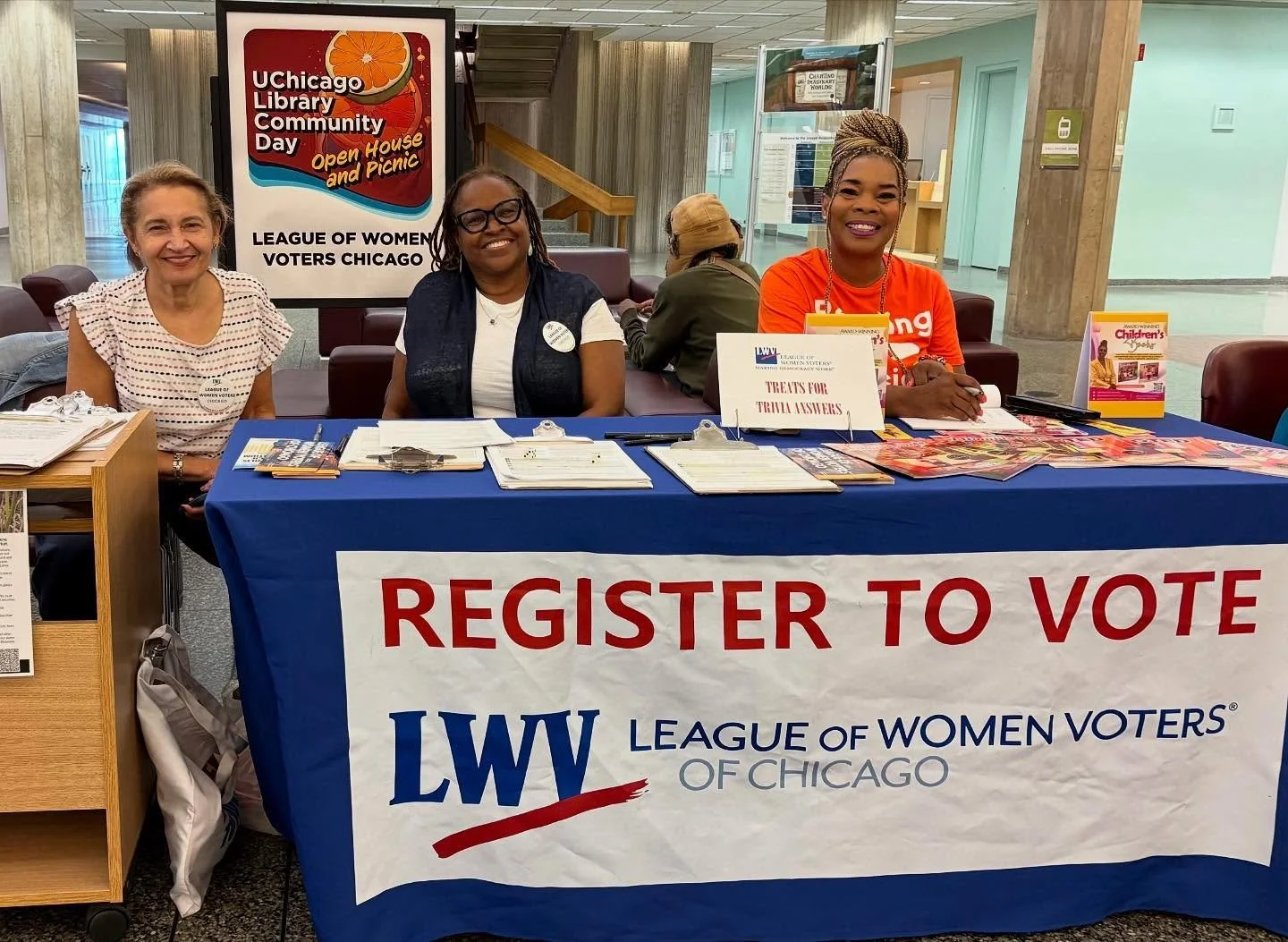 We&rsquo;ve been busy registering voters lately! Over the last few weeks, we ran registration drives at schools around the city, including the University of Chicago, Chicago State University, Harold Washington College, Kennedy-King College, and Wrigh