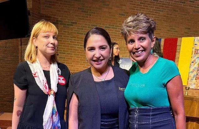 Our democracy is not for sale! Thank you to Congresswoman Delia Ramirez for hosting an IL03 district town hall on ending Citizens United alongside Tiffany Muller, President of End Citizens United. What an insightful and necessary conversation around 