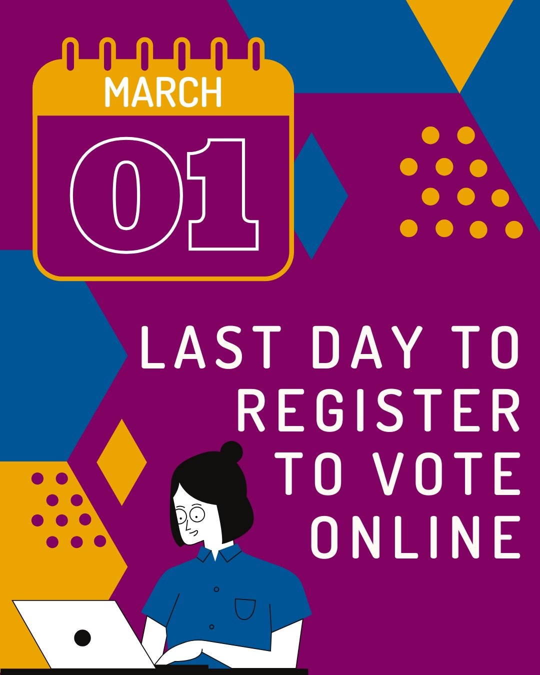 This Sunday is the last day for Chicagoans to register to vote online&mdash;but don&rsquo;t worry if you miss it! In-person voter registration remains open through Election Day in Illinois.

Is everyone you know registered to vote? Help them register