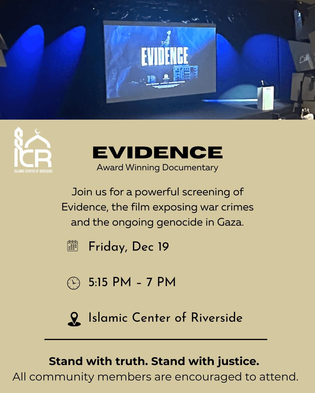 Documentary Screening - The Evidence