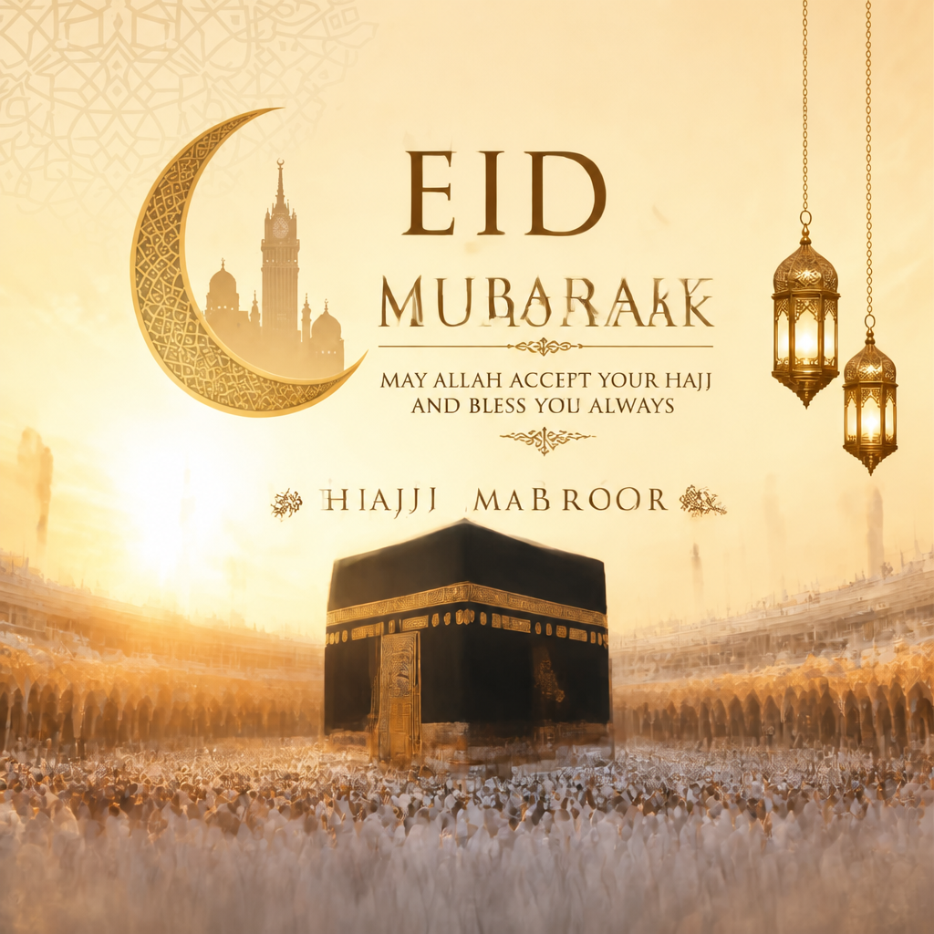 Eid Mubārak - Hajj 2026 / 1447