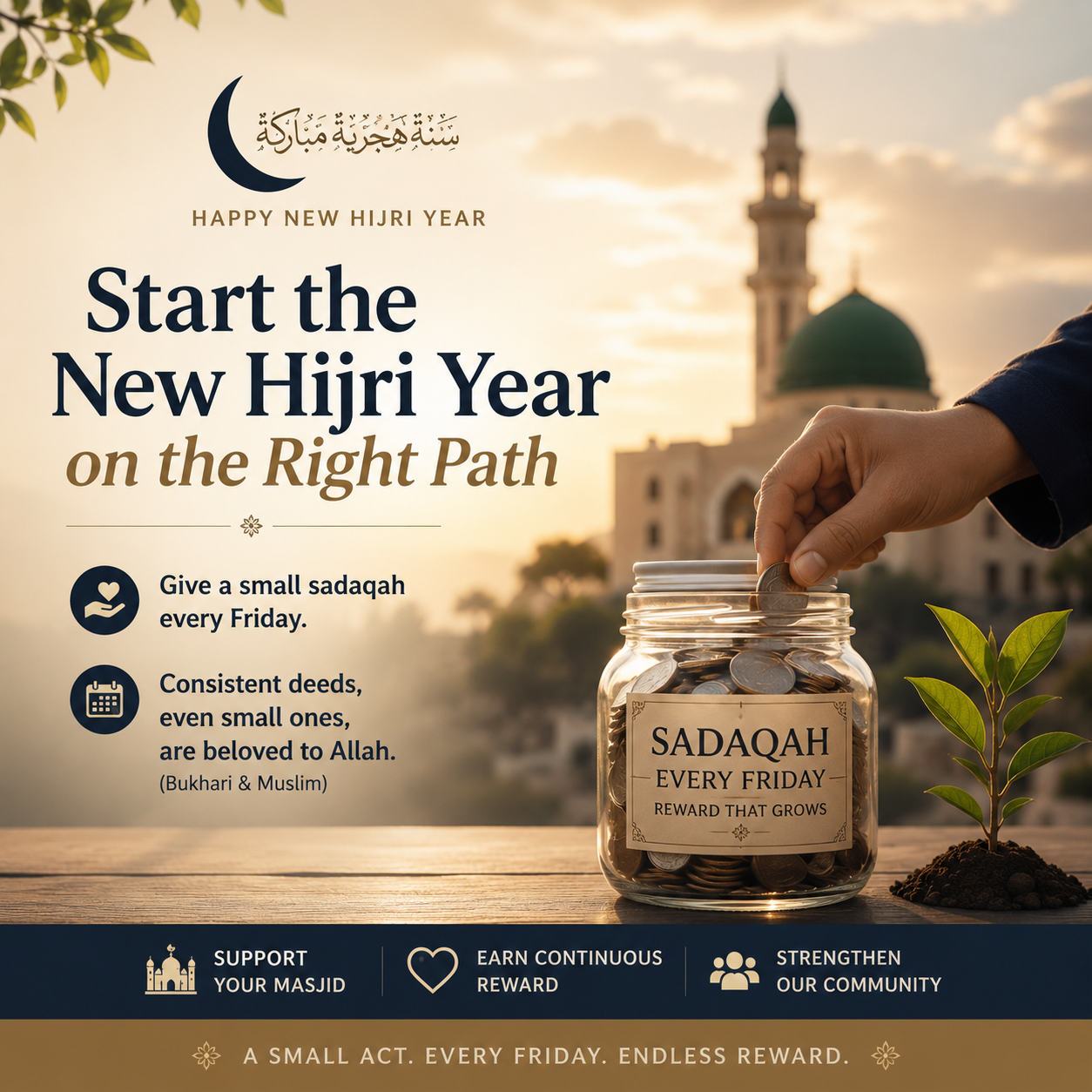 A Small Sadaqah Every Friday