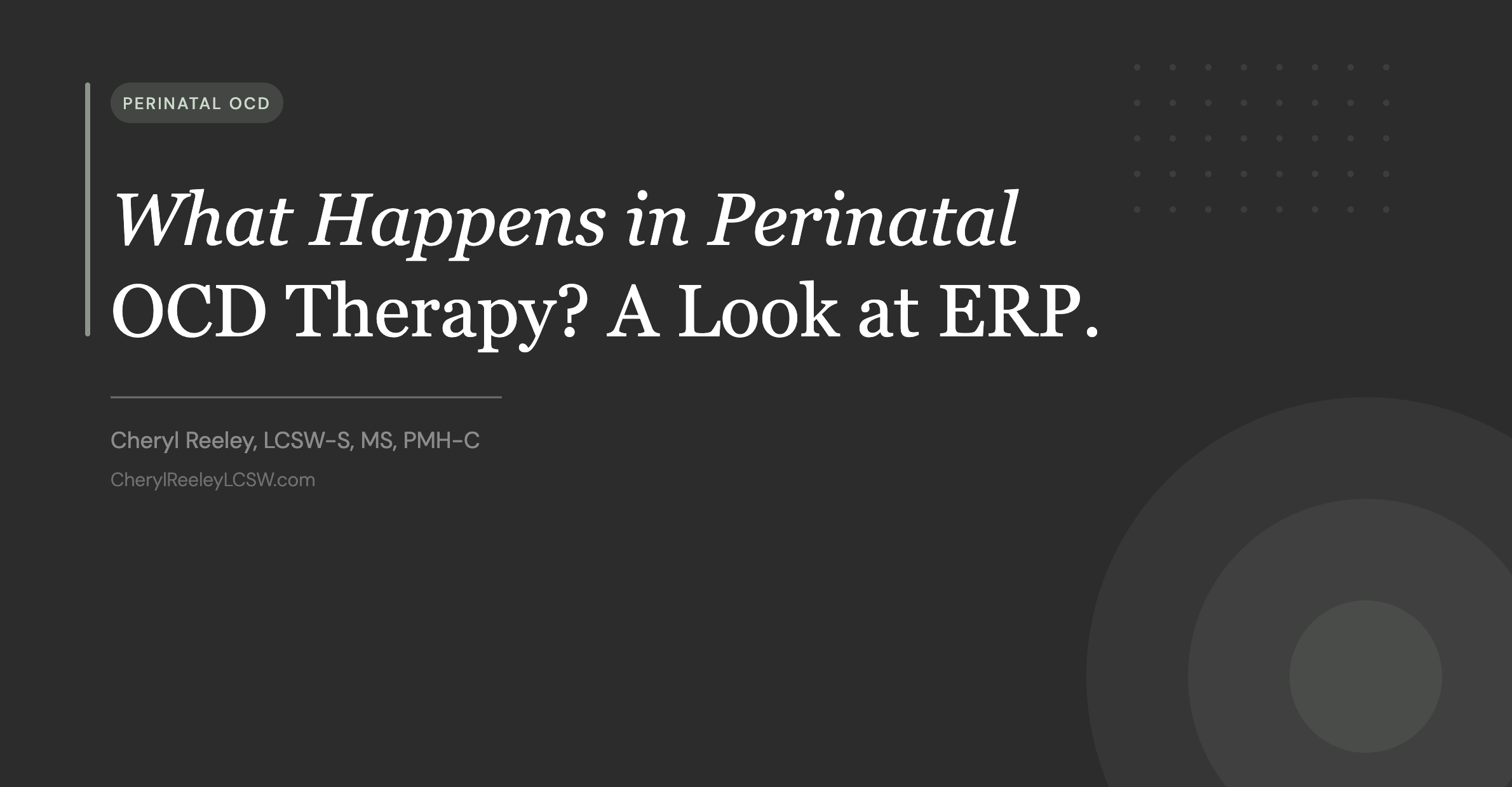 What Happens in OCD Therapy?