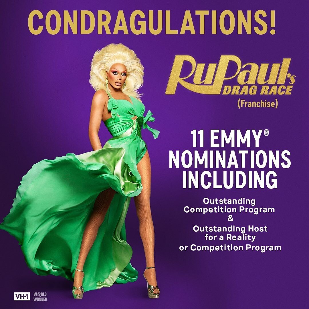 OMG 11 Emmy nominations! 🙀 I am insanely honored to have produced the OPENING THEME for this legendary show. CONDRAGULATIONS to the entire cast and crew!!! 🏆❤️🌈