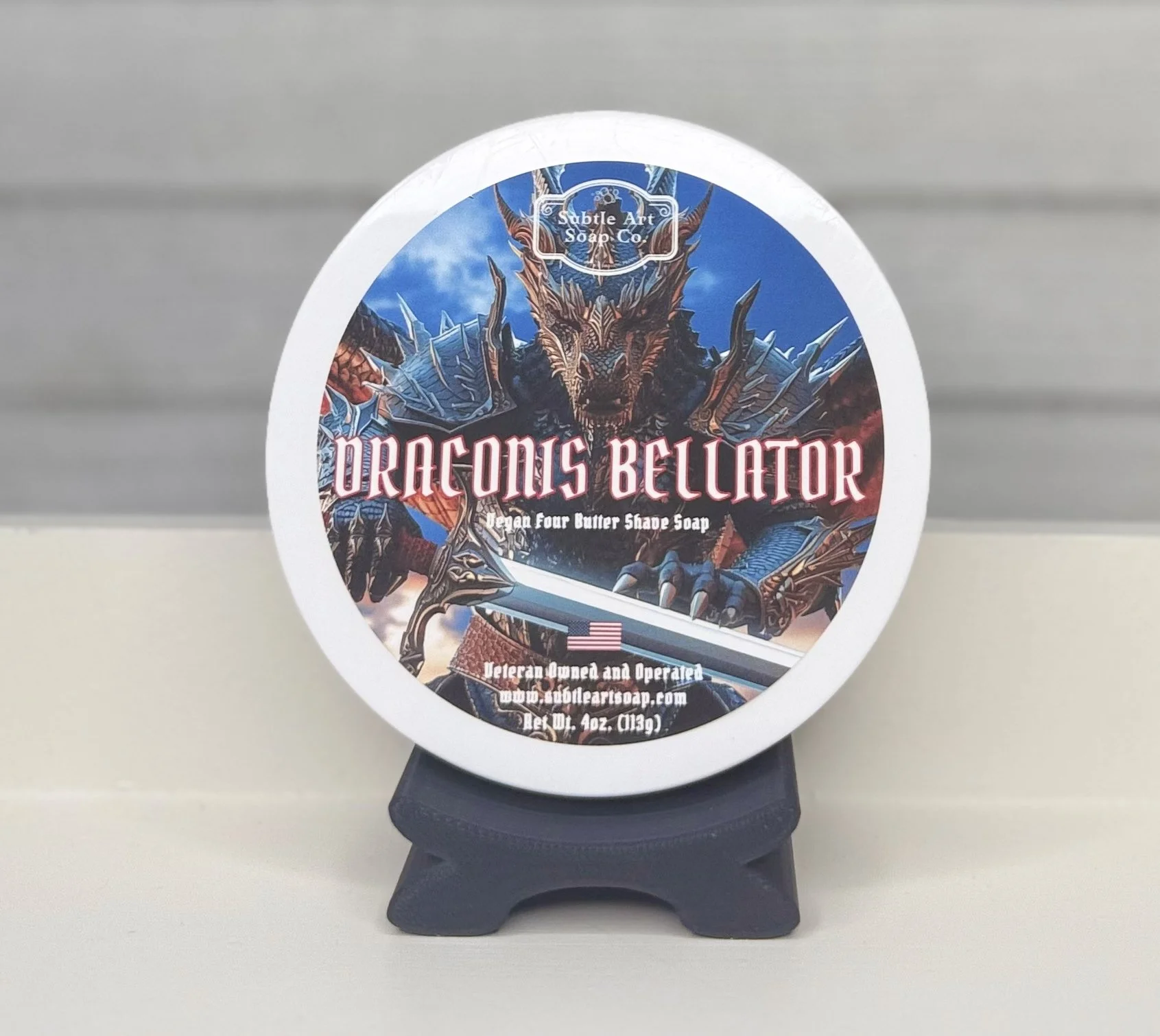 ** AVAILABLE 8/5 ** Draconis Bellator Shave Soap - V4B Base