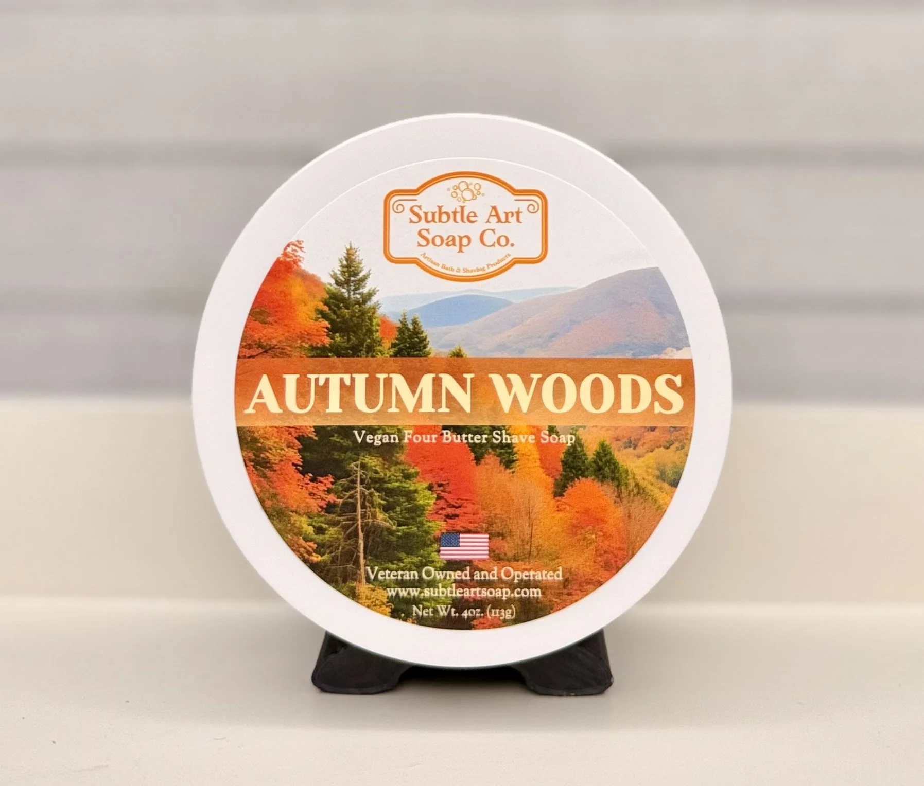 * AVAILABLE 9/15 * Autumn Woods Shave Soap V4B Base