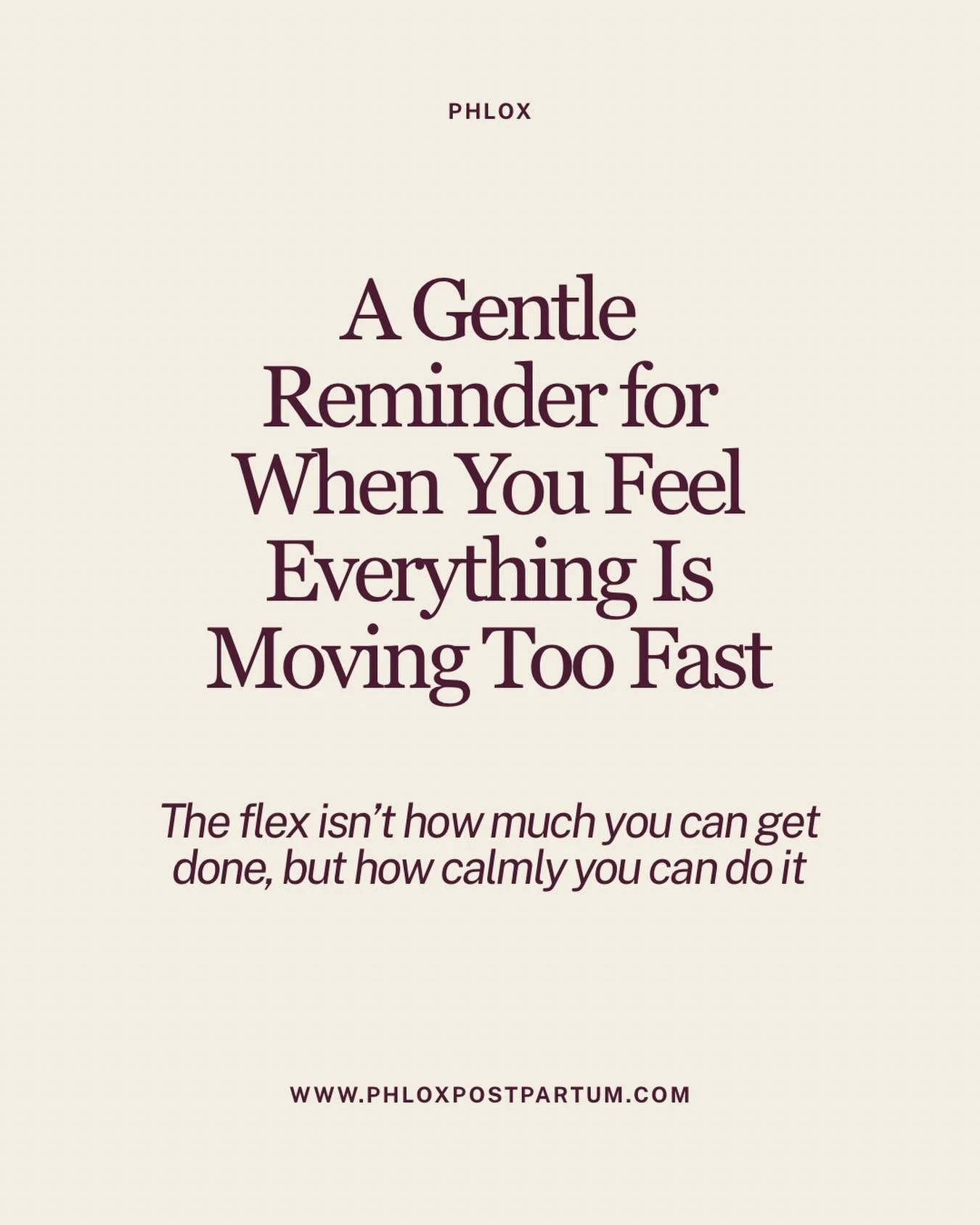 Make it a mantra.

Remind yourself daily. 

A huge load isn&rsquo;t a flex. 

It might not be serving you any more. Can you simplify? Lighten the load? Make it less urgent?