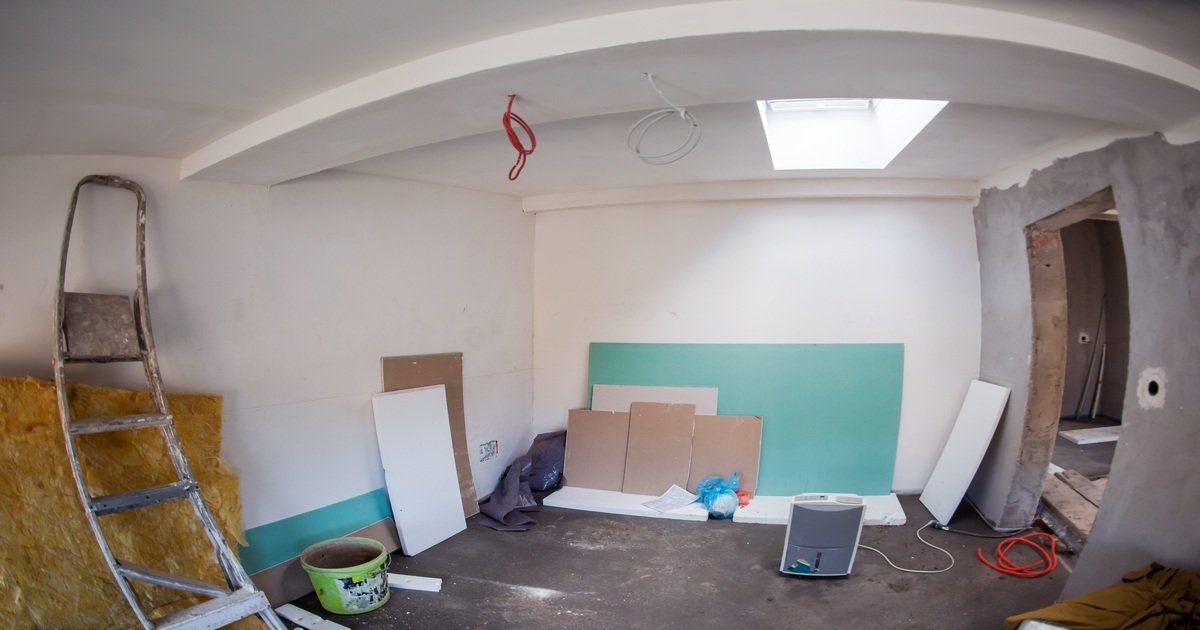 interior-of-construction-site-with-white-drywall-for-Fix-and-Flip Project Planning