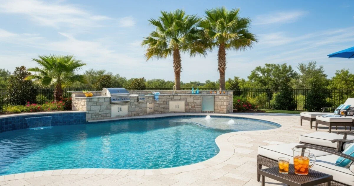 Pool, Spa &amp; Outdoor Kitchen Design Assistance