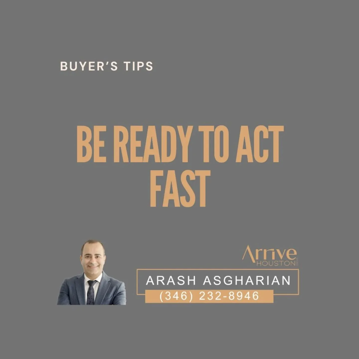 Great homes sell fast; but with me, you&rsquo;ll be faster. I&rsquo;ll help you stay prepped, paperwork ready, and offer-strong. 💪 📞 Call me at (346) 232-8946 &mdash; let&rsquo;s get you offer-ready today!

#IranianRealtor #HoustonHomes #ReadyToBuy