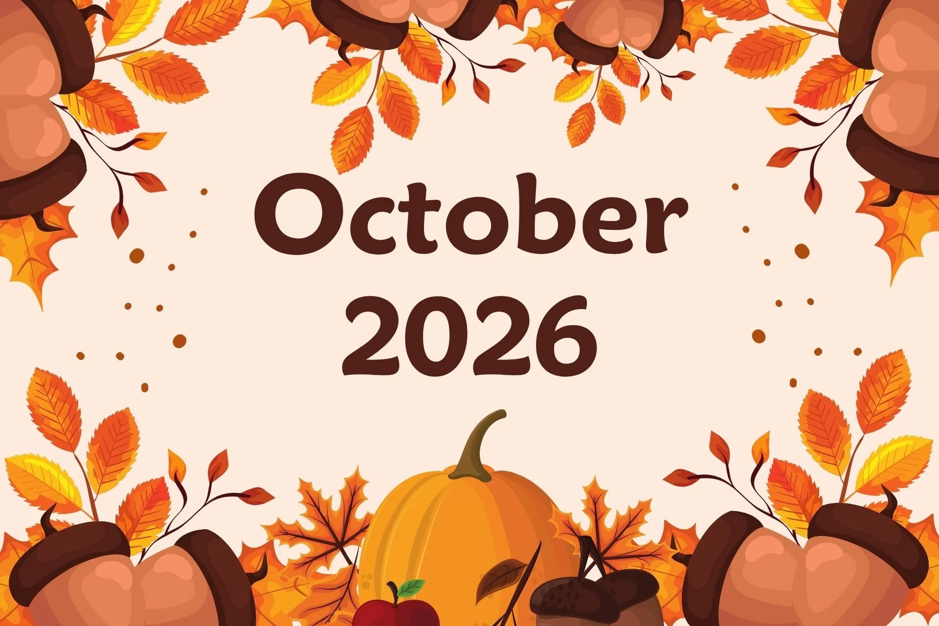 NEWSLETTER - OCTOBER 2026