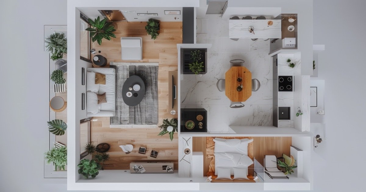 minimalist-apartment-floor-plan-overhead-view-architectural-design