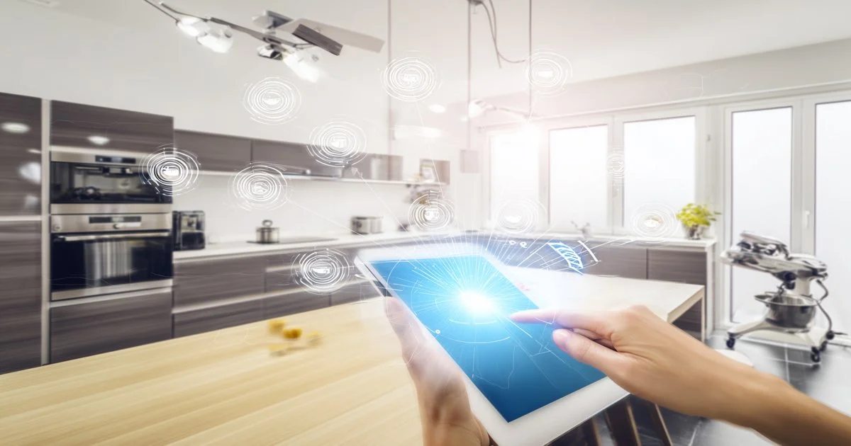 smart-home-control-with-tablet-in-modern-kitchen