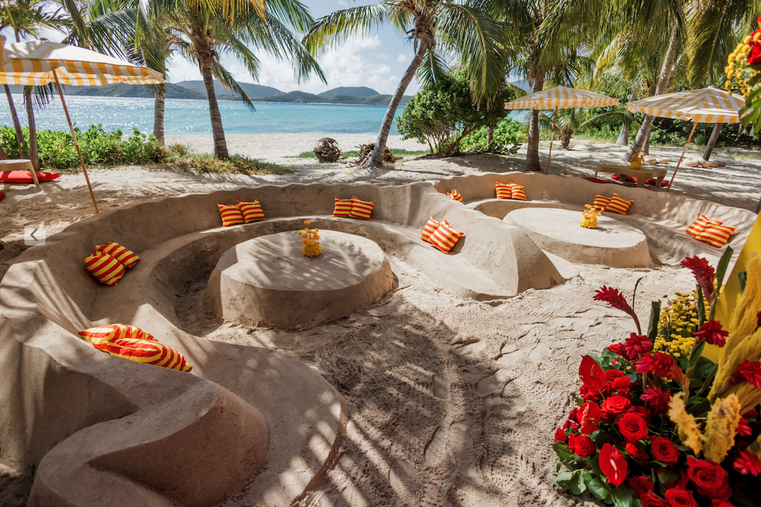 Created for a private event in the British Virgin Islands.