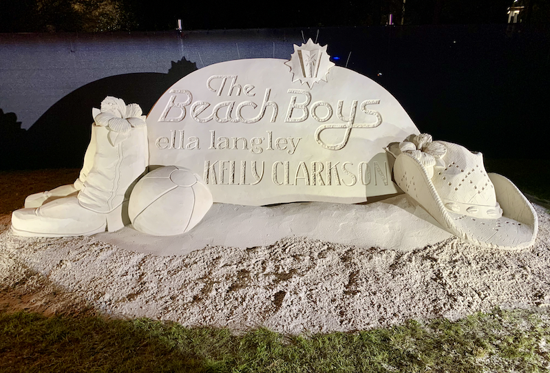 The music lineup for the evening activities at an LPGA tournament in Orlando, FL.