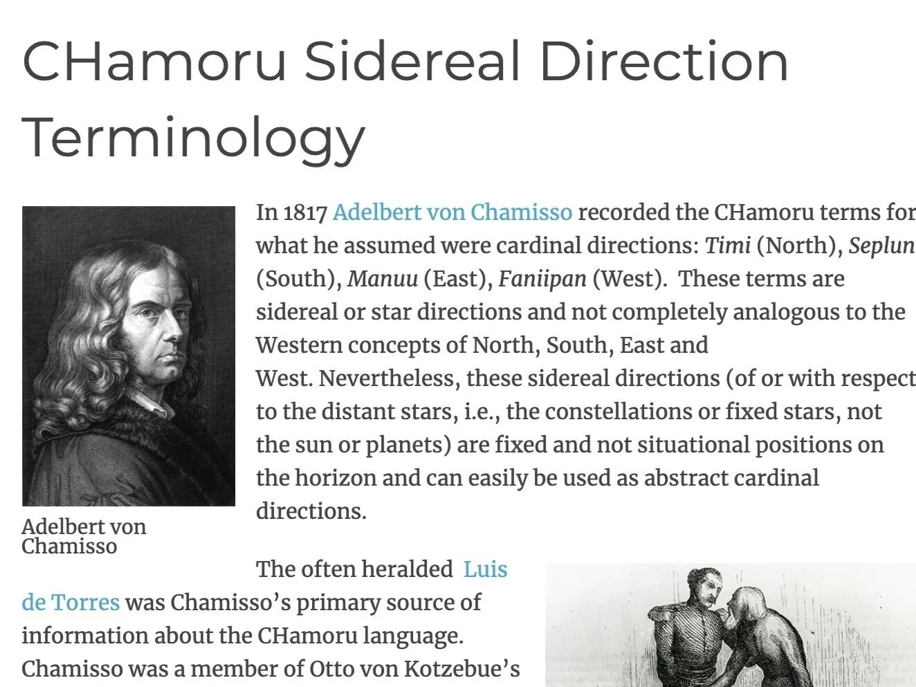 Correcting misunderstandings of CHamoru Direction Terminology co-authored by Jeremy Cepeda, Leonard Z. Iriarte, & Lawrence J. Cunningham