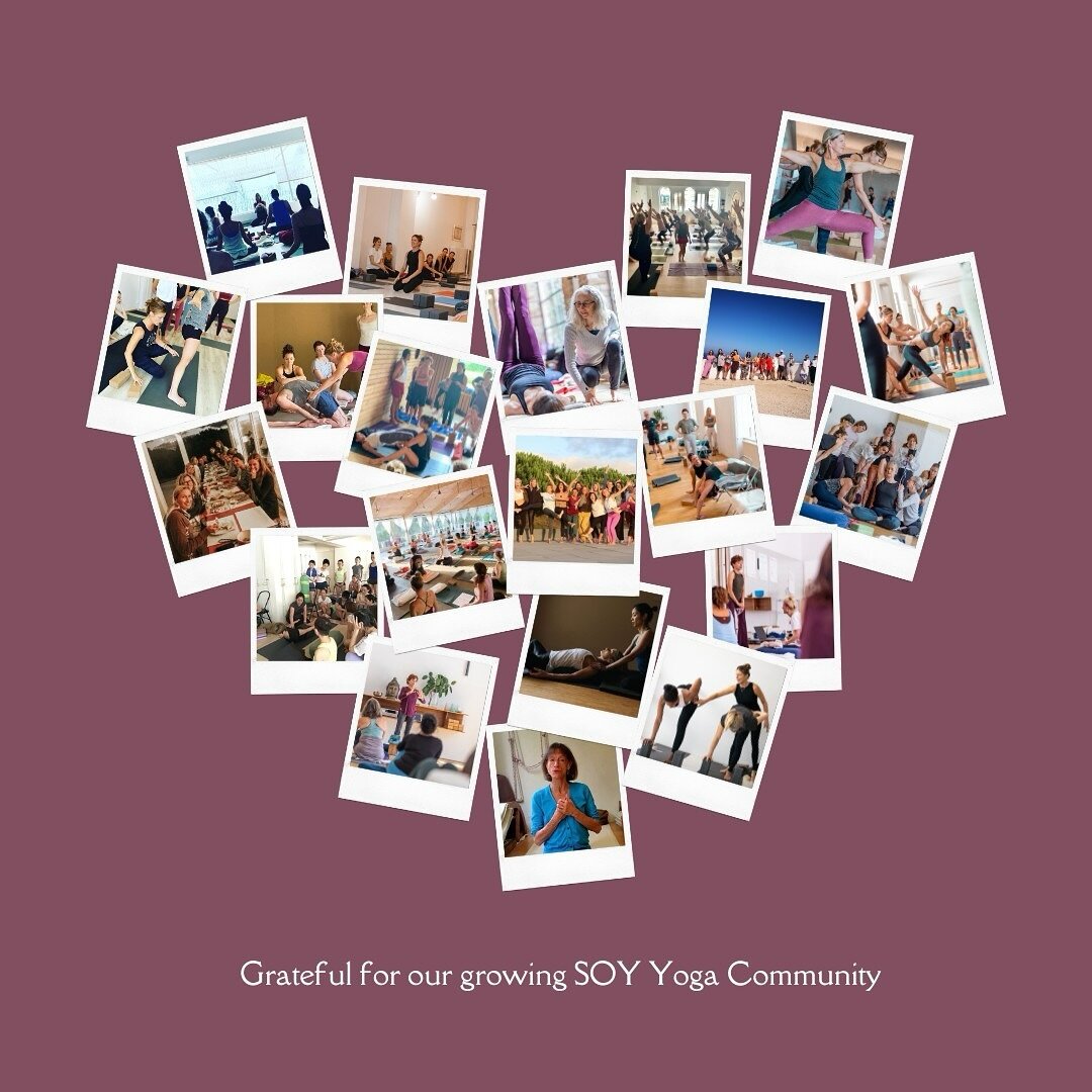 Gratitude for our growing  SOY Yoga Community! 🙏💚
 
We&rsquo;re feeling incredibly grateful for the vibrant community we&rsquo;re building together. Each one of you contributes to the positive energy and shared passion for yoga that makes SOY so sp