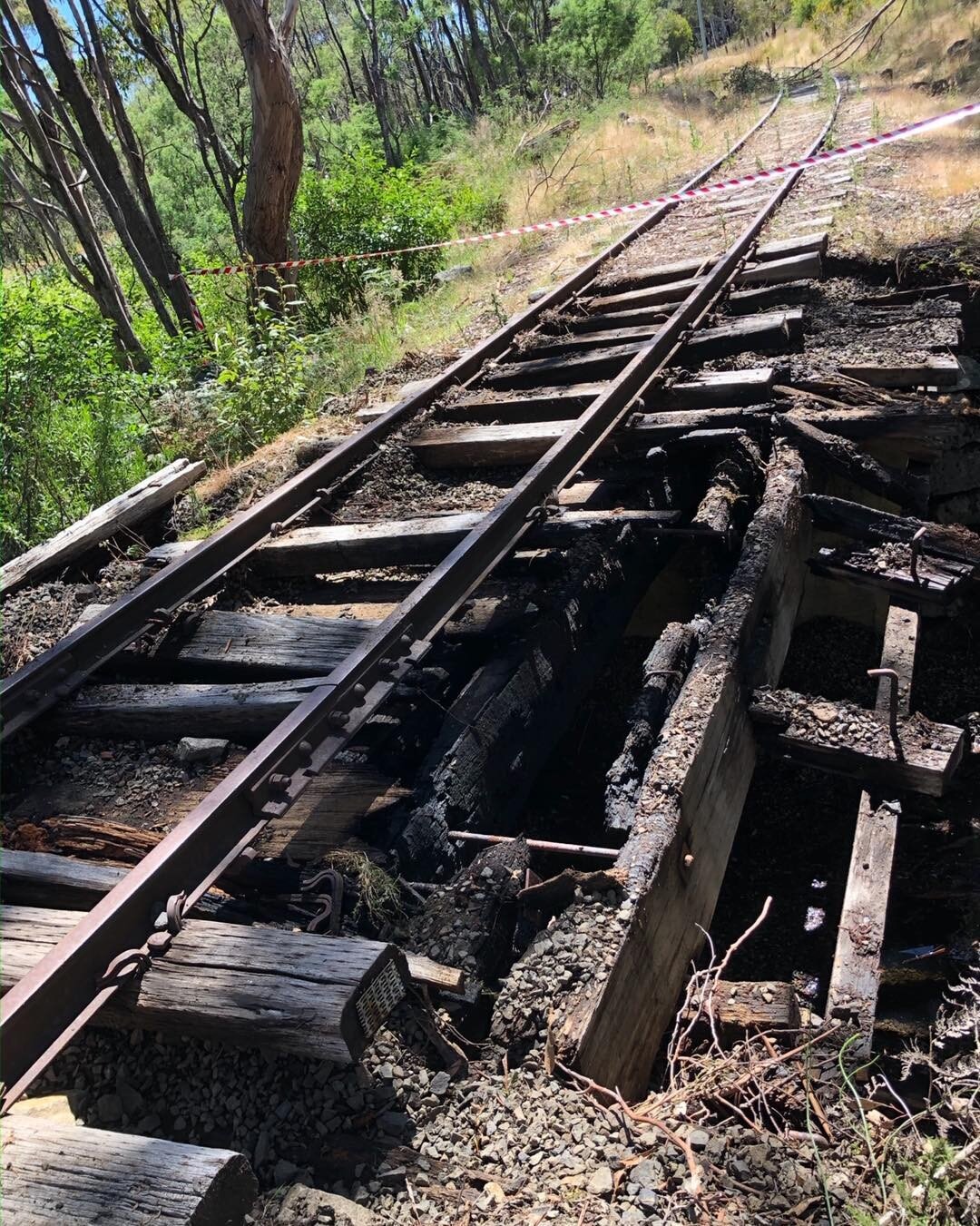 It&rsquo;s very disappointing to report that a bridge near Westerway on the Derwent Valley line has been destroyed by arson attack. This infrastructure is critical to the line being one day reopened and will now have to replaced at significant cost.
