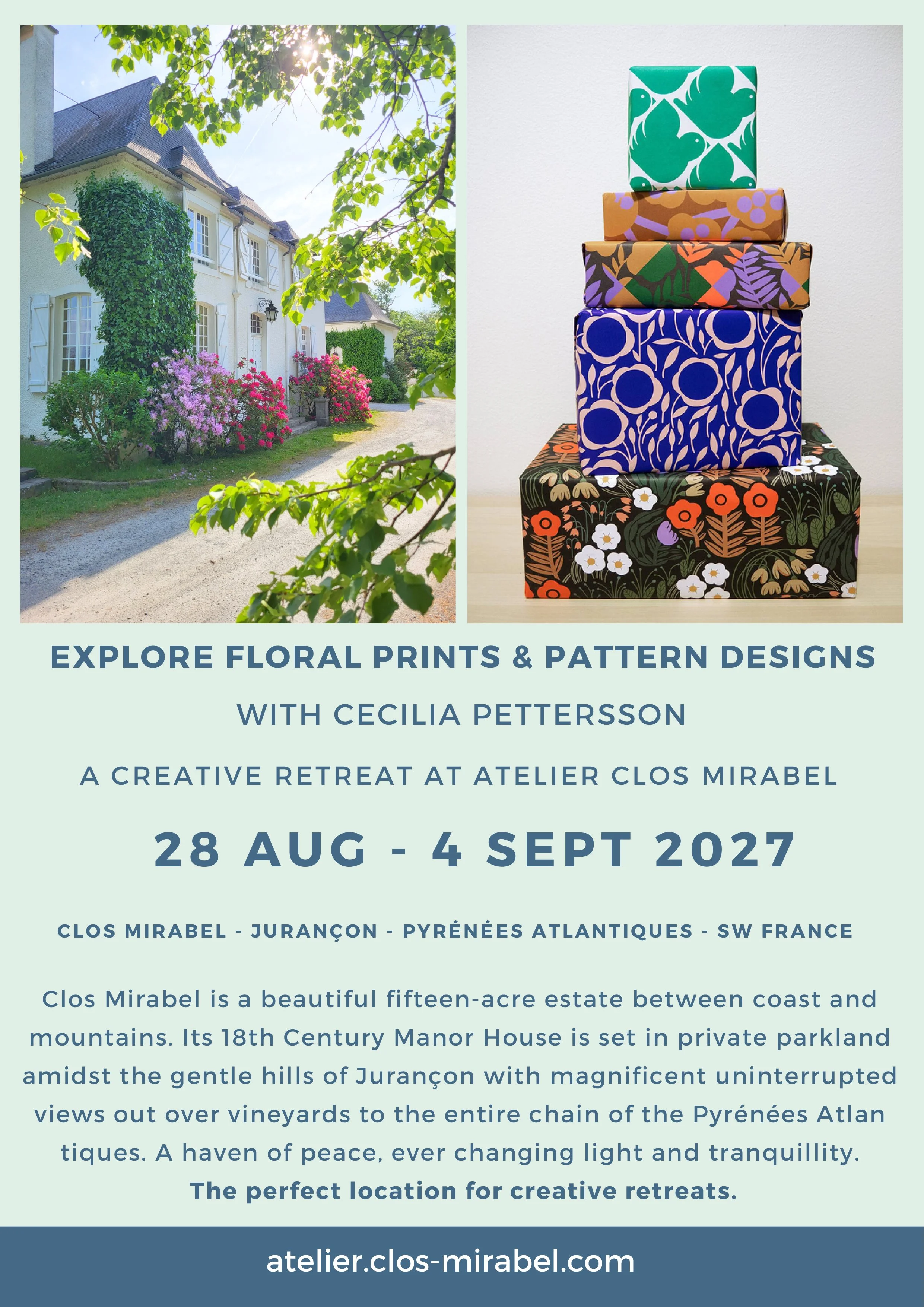 JOIN ME FOR A COURSE IN FRANCE