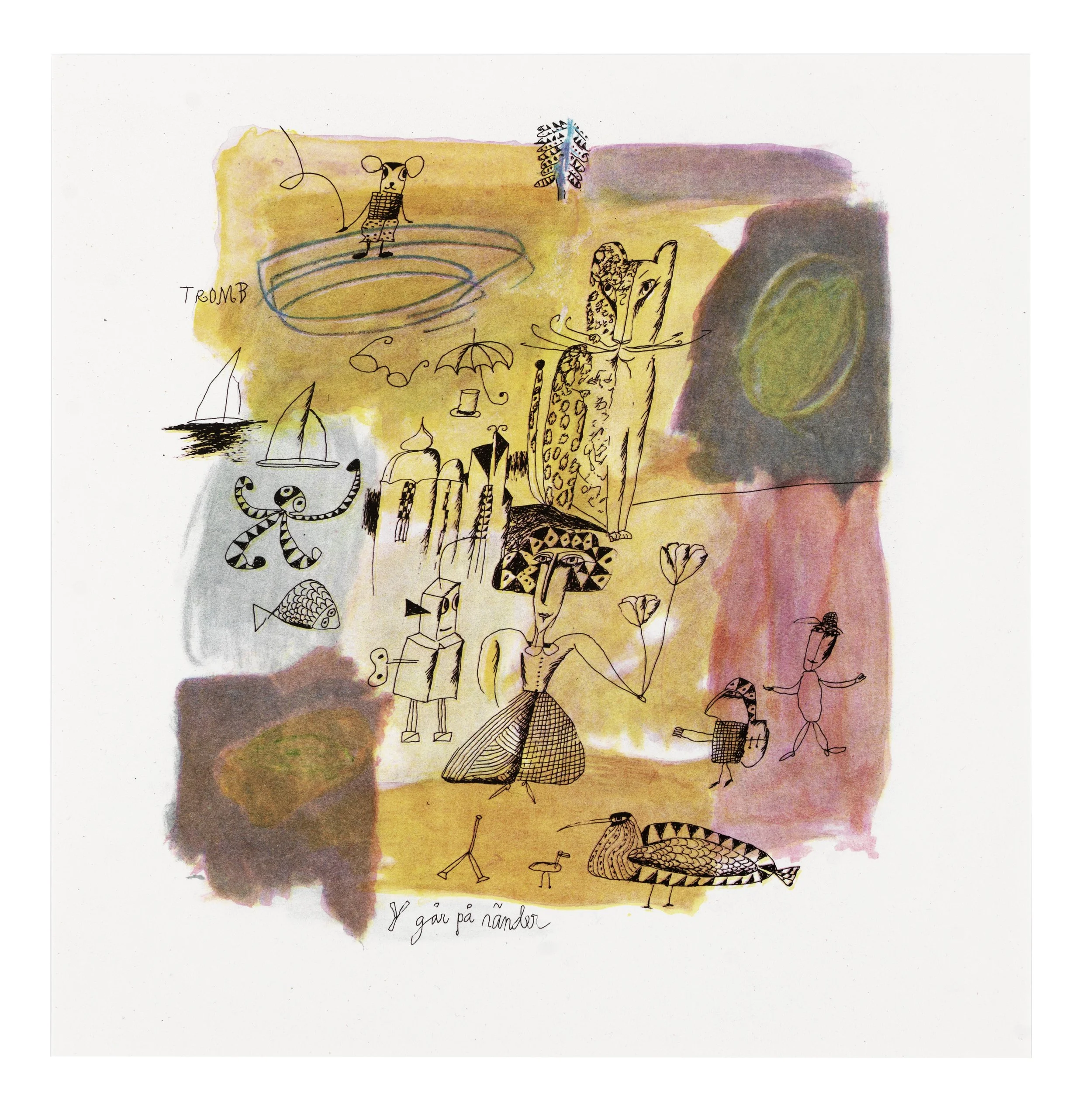 "Y går på händer" 