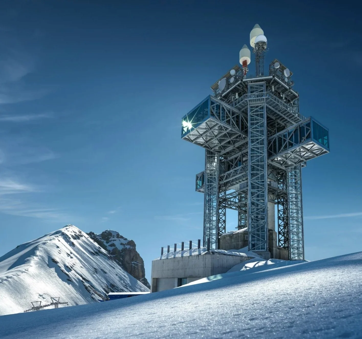 Titlis Turm - Projektleitung der 4 Lift- und Treppentürme