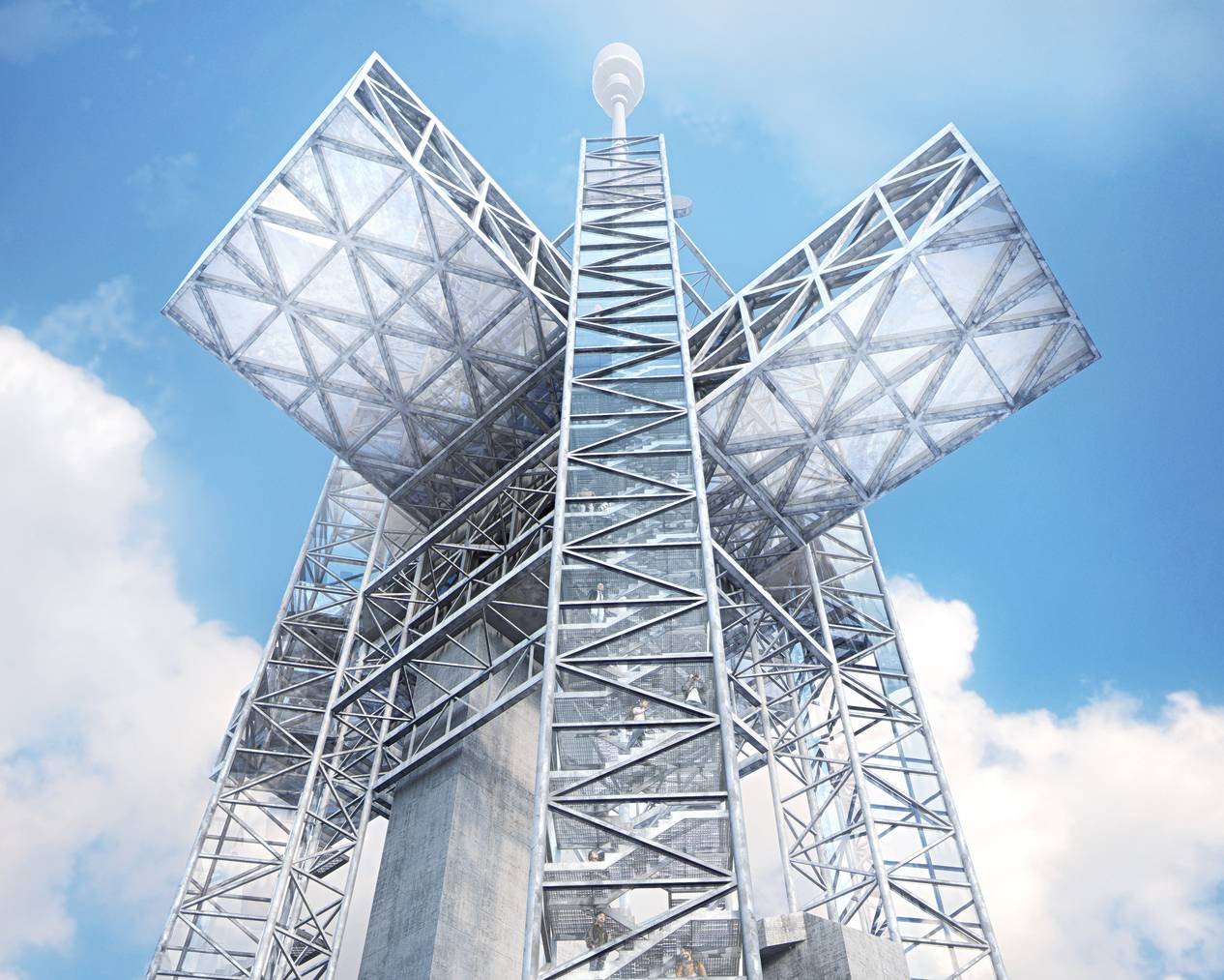Titlis Turm - Projektleitung der 4 Lift- und Treppentürme