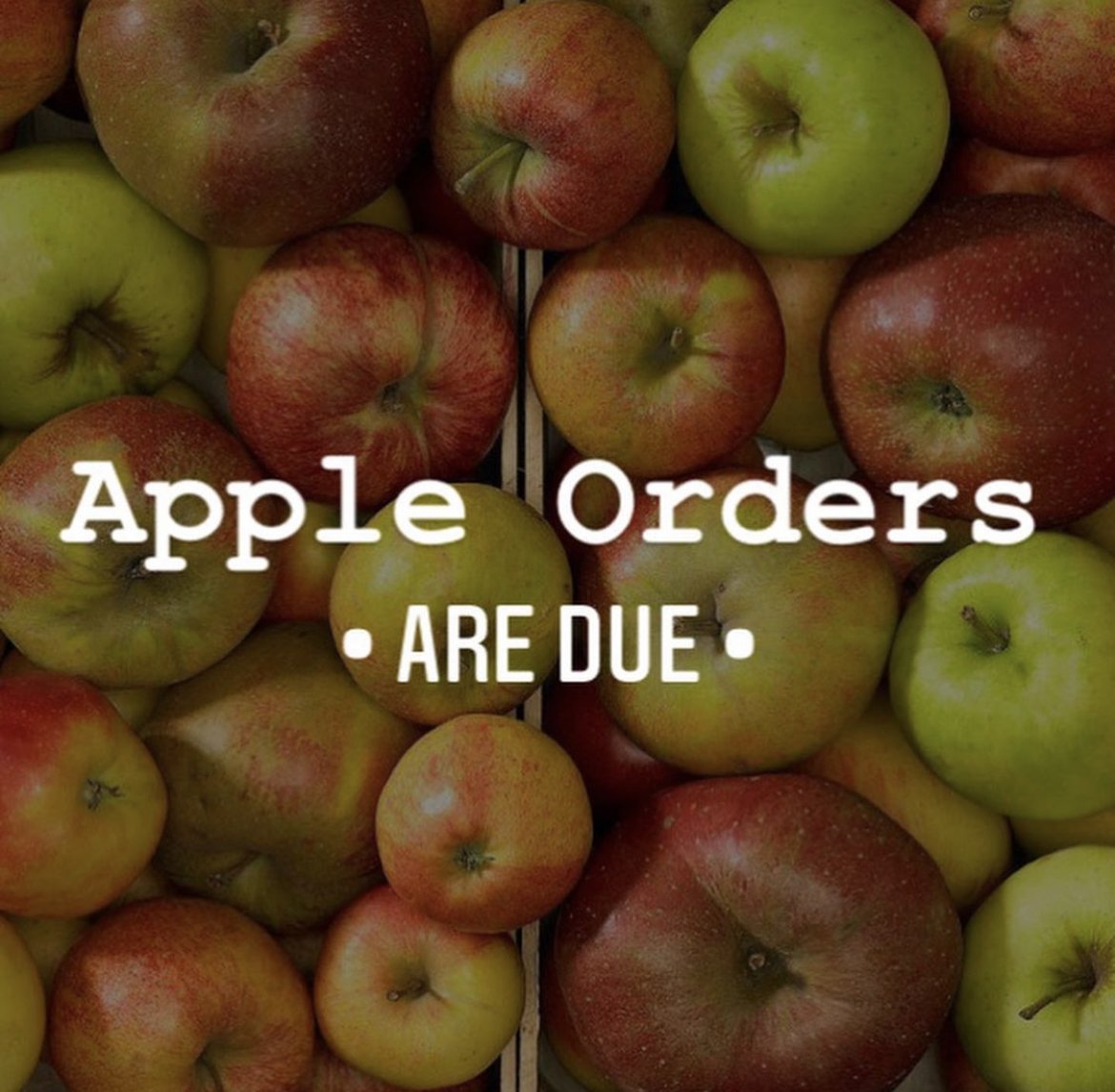 Apples Fundraiser Due
