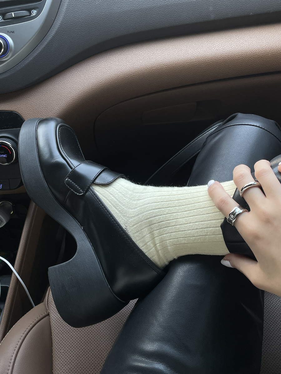 Camper-Thelma chunky leather loafers