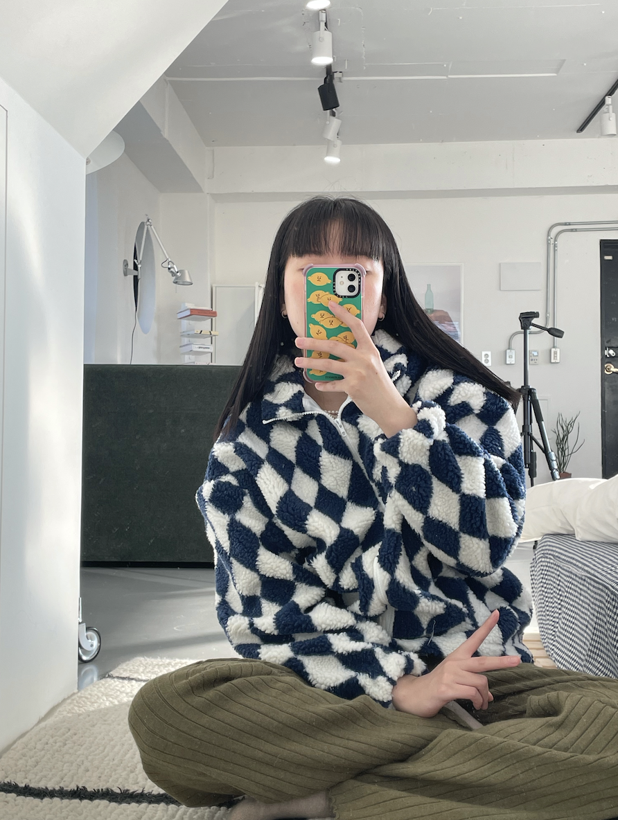 Blue Diamond Fleece Jacket